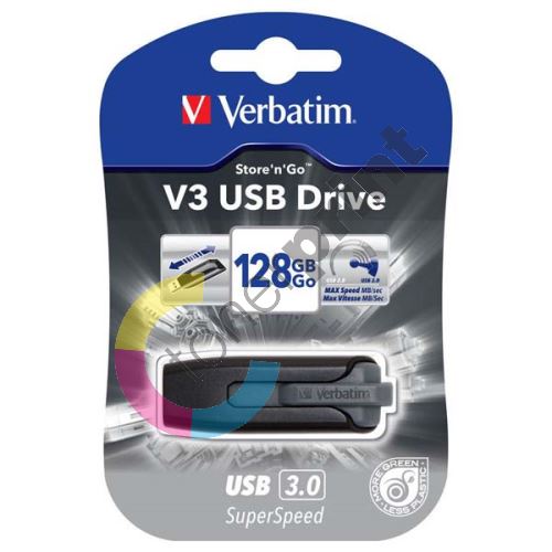 Verbatim 128GB Store N Go V3, USB flash disk 3.0, 49189, černá 1
