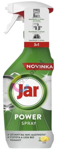 Jar Power 3v1 Nádobí a kuchyňské prostředeky na ruční mytí nádobí rozprašovač 500 ml