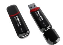USB flash disk ADATA UV150 32 GB, USB 3.2 Gen 1, 100 MB/s, černý