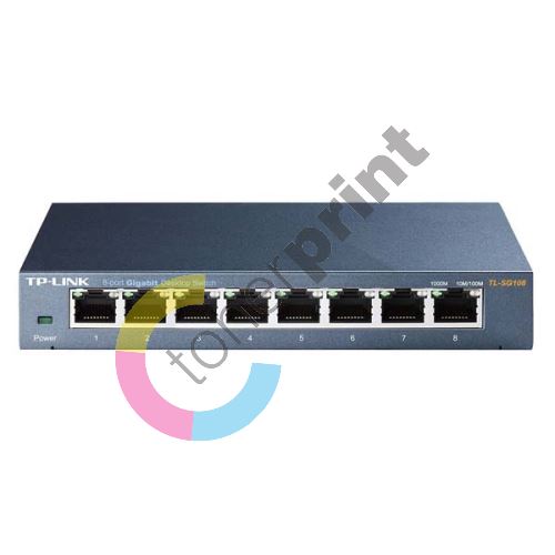 TP-Link TL-SG108, mini switch, LAN, 10/100/1000Mbps, 8 portový 1