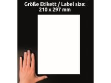 Odolné etikety 210 x 297 mm, 8 listů A4 L4775-8 4 (3)