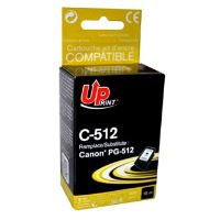 Kompatibilní cartridge Canon PG-512BK, 2969B001, UPrint, černá, 18 ml, PIXMA MP250