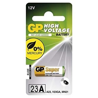Speciální baterie GP 23AF / A23 / V23GA / MN21, alkalická 12 V, 55 mAh, 1 ks