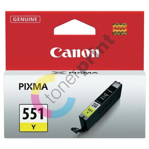 Cartridge Canon CLI-551Y, yellow, 6511B001, originál 1
