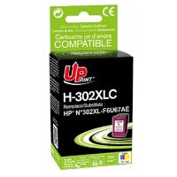 Kompatibilní cartridge HP 302XL, F6U67AE, UPrint, color, 18 ml, DeskJet 2130/OfficeJet 383 Kompatibilní cartridge HP 302XL, F6U67AE, UPrint, color, 18 ml, DeskJet 2130/OfficeJet 383