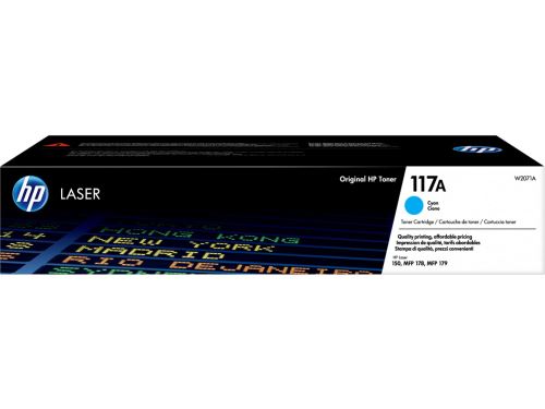 Toner HP W2071A cyan – originál pro HP Color LaserJet MFP 179 | 117A