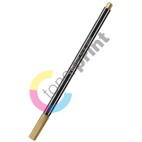 Fix Stabilo Pen 68 metallic, zlatá, 1 mm 1