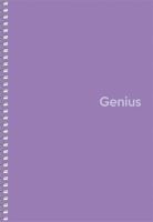 Spirálový sešit Shkolyaryk Genius, čtverečkovaný, mix, A5, 80 listů, PP desky (1)