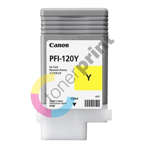 Cartridge Canon PFI-120Y, yellow, 2888C001, originál 1