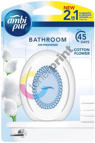 Ambi Pur Bathroom Cotton Flower gelový osvěžovač vzduchu do koupelny 7,5 ml