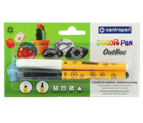 Značkovače Centropen 2628/2 Decor Pen Outline
