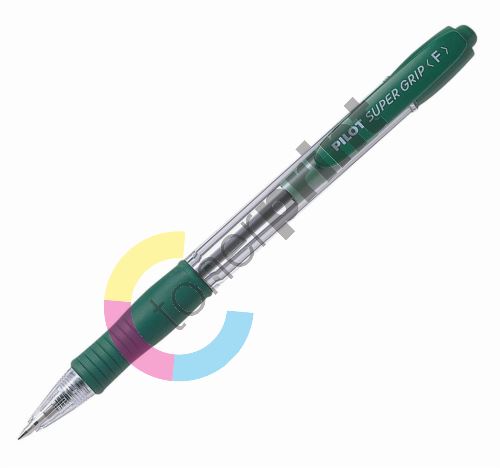Kuličkové pero Pilot Super Grip, zelená 2