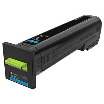 Toner Lexmark 72K0X20, CS820de, cyan, originál