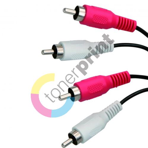 Audio Kabel cinch M 2x/cinch M 2x, 0,5 m 1