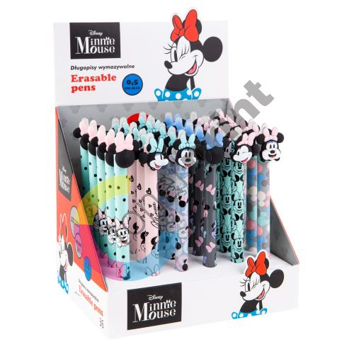 Colorino Minnie Mouse, gumovatelné pero, modrá náplň 1