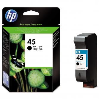 Inkoustová cartridge HP 45 (51645AE), černá, 930 stran, originál