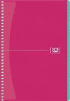 Spirálový sešit Shkolyaryk Notebook, čtverečkovaný, mix, A5, 80 listů (4)