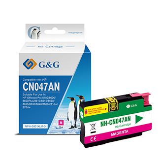 Inkoustová cartridge HP 951XL, CN047AE, magenta, kompatibilní G&G, OfficeJet Pro 8600