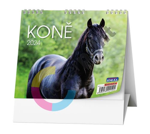 Stolní kalendář - IDEÁL - Koně