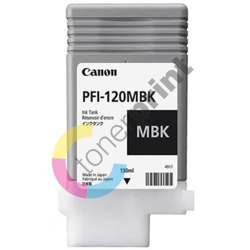 Cartridge Canon PFI-120MBK, matte black, 2884C001, originál 1