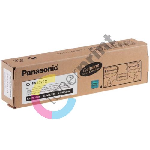 Toner Panasonic KX-FAT472X, black, originál 1
