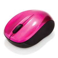 Verbatim myš bezdrátová 1 kolečko, USB, růžová, 1600dpi 4