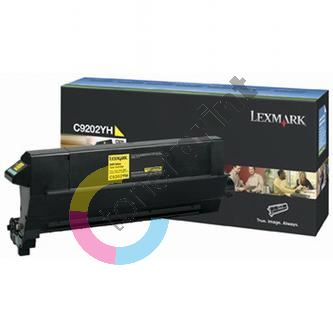 Toner Lexmark C920, C9202YH, žlutá, originál 1