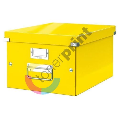 Krabice Click & Store, žlutá, lesklá, A4, LEITZ 1