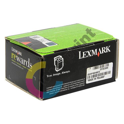 Toner Lexmark 70C20ME, magenta, originál 1