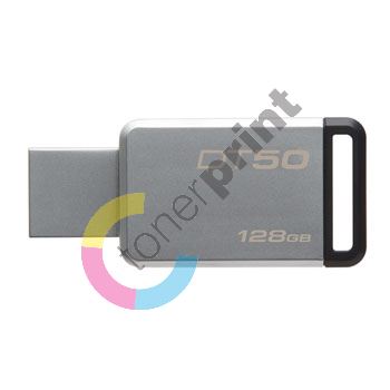 Kingston DT50 128GB, USB flash disk 3.0, kovová černá 1