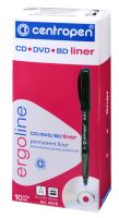 Popisovač Centropen 4616 CD/DVD liner 0,6 červený 2 (1)