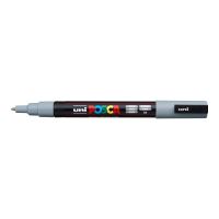 Akrylový popisovač Uni Posca PC-3M, 0,9-1,3 mm, šedý