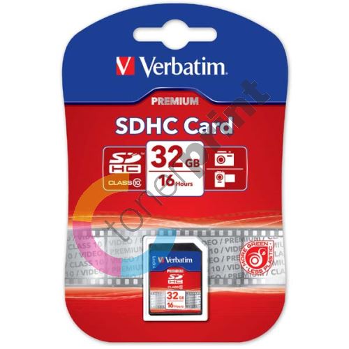 Verbatim 32GB Secure Digital card (SDHC), 43963, 10 Mb/s Class 10 1