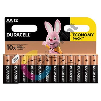 Baterie alkalická, AA, 1.5V, Duracell, blistr, 12-pack, 42305, Basic