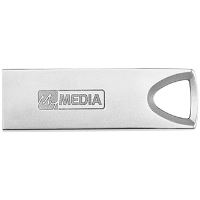 USB flash disk MyMedia MyAlu 32 GB, USB 3.2 Gen 1, 80 MB/s, kovový, stříbrný