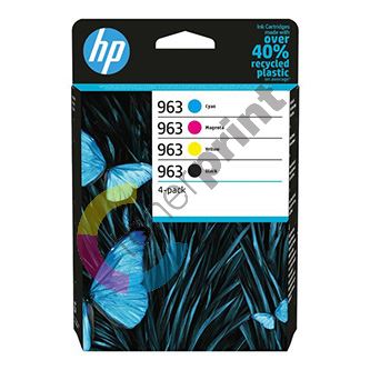 HP originální ink 6ZC70AE#301, HP 963, CMYK, blistr, HP 4-pack Officejet Pro 9010, 9012, 9014, 9015, 9016, 9019