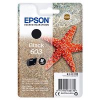 Inkoustová cartridge Epson 603, C13T03U14010, black, 3,4 ml, originál
