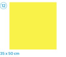 Barevný papír 35 × 50 cm, 300 g/m2, světle žlutý