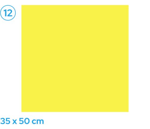 Barevný papír 35 × 50 cm, 300 g/m2, světle žlutý