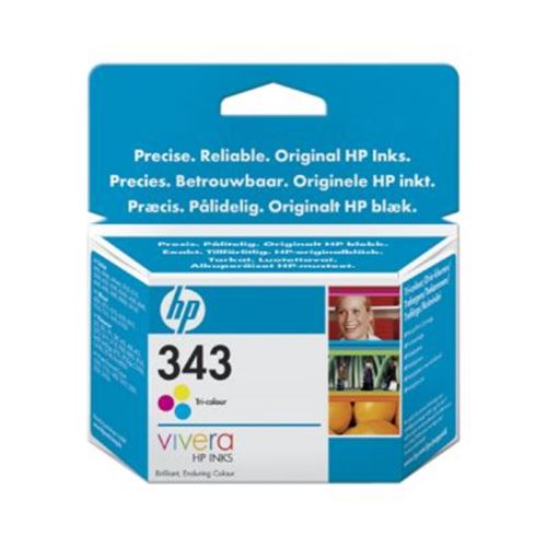 Inkoustová cartridge HP 343 (C8766EE), tříbarevná, 330 stran, originál