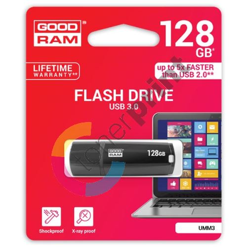 Goodram 128GB, USB flash disk 3.0, UMM3, černá 1