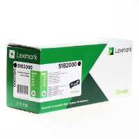 Toner Lexmark 51B2000, MS317, MX317, black, originál (2)