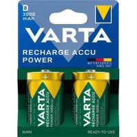 VARTA Recharge Accu Power D / HR20 NiMH 3000 mAh 1,2 V, 2 ks – 56720