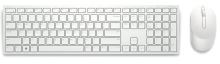 Bezdrátový set klávesnice a optické myši Dell KM5221W, US, až 4000 DPI, USB, bílý