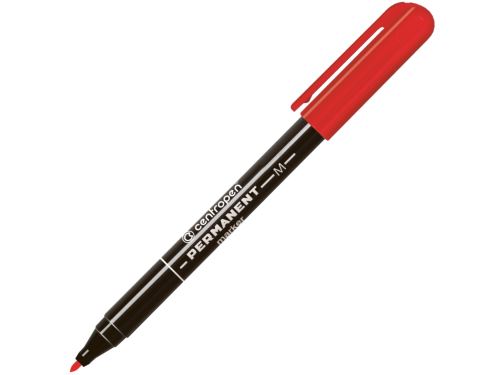 Popisovač Centropen 2846 Permanent červený | permanentní fix 1 mm