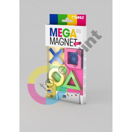 Sada Mega Dahle Magnet Mini - cross, circle, delta, square, 45 x 45 mm - 4 ks 1