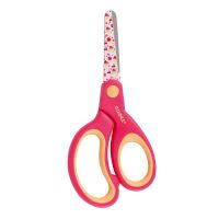 Nůžky dětské Dahle, kulaté čepele, 13 cm, červené/bonbóny