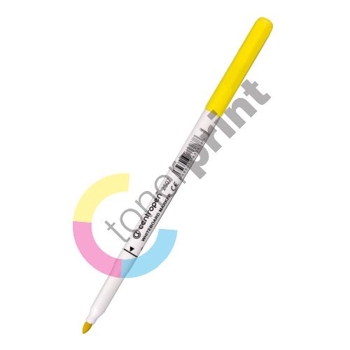Centropen 2507 Whiteboard Marker žlutý 1