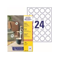 Kulaté etikety průměr 40 mm, 100 listů A4 L3415-100