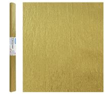 Krepový papír zlatý 50 × 200 cm pro kreativní tvoření (1)